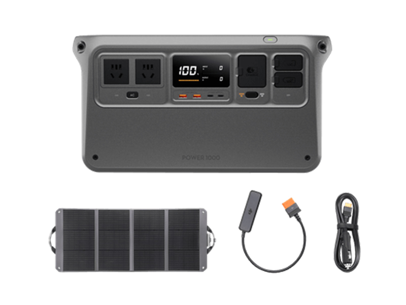 DJI Power 1000 & 120W Solar Panel × 1